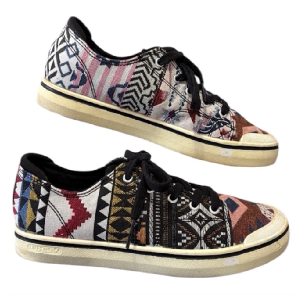 Keen Sneakers Elsa Aztec Multicolor Native Print 1023158 Women's 8.5 Shoes